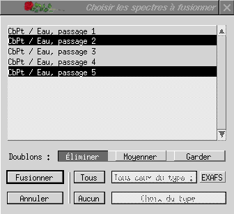 fentre  Fusion de graphes 