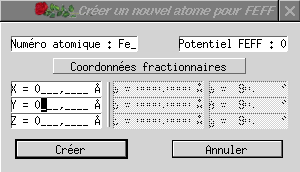 Crer un atome/FEFF